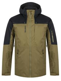 Husky Nickin M khaki/black pánská hardshell bunda