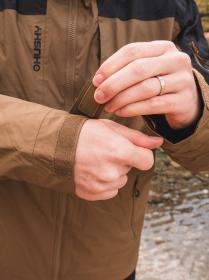 Husky Nickin M khaki/black pánská hardshell bunda