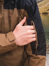 Husky Nickin M khaki/black pánská hardshell bunda