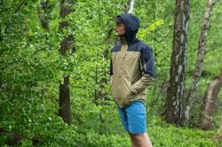 Husky Nickin M khaki/black pánská hardshell bunda