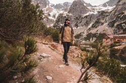 Husky Nickin M khaki/black pánská hardshell bunda