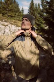 Husky Nickin M khaki/black pánská hardshell bunda