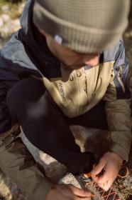 Husky Nickin M khaki/black pánská hardshell bunda