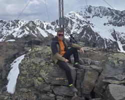 Husky Nickin M khaki/black pánská hardshell bunda