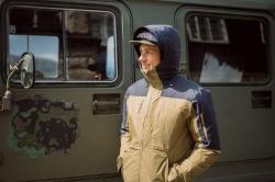 Husky Nickin M khaki/black pánská hardshell bunda