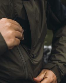 Husky Nickin M khaki/black pánská hardshell bunda