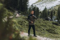 Husky Nickin M khaki/black pánská hardshell bunda