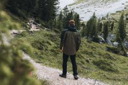 Husky Nickin M khaki/black pánská hardshell bunda