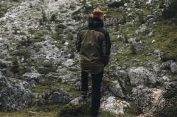 Husky Nickin M khaki/black pánská hardshell bunda