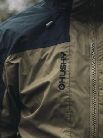 Husky Nickin M khaki/black pánská hardshell bunda