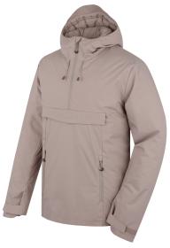 Husky Nesebi M brown pánská hardshellová plněná bunda