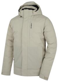 Husky Nurme M beige pánská hardshellová plněná bunda