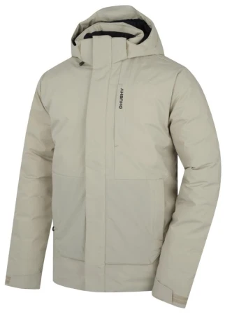 Husky Nurme M beige pánská hardshellová plněná bunda Husky Nurme M beige pánská hardshellová plněná bunda