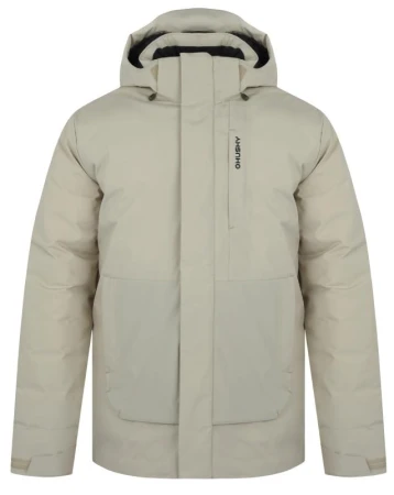 Husky Nurme M beige pánská hardshellová plněná bunda