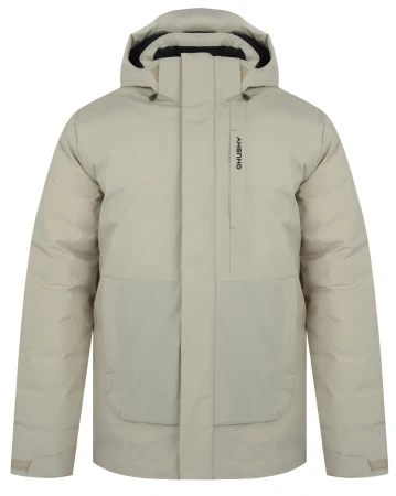 Husky Nurme M beige pánská hardshellová plněná bunda