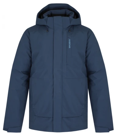 Husky Nurme M dark blue pánská hardshellová plněná bunda