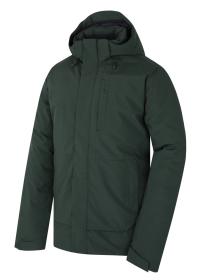 Husky Nurme M dark khaki pánska hardshellová plnená bunda Husky Nurme M dark khaki pánska hardshellová plnená bunda