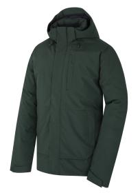 Husky Nurme M dark khaki pánská hardshellová plněná bunda