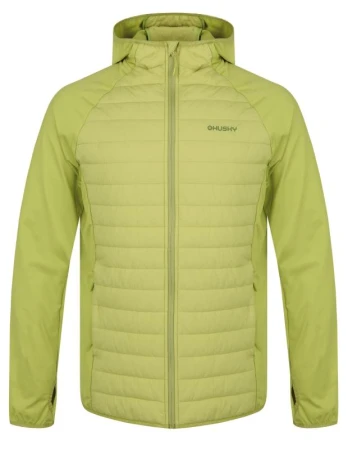 Husky Arya M light green pánská hybrid mikina