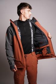 Husky Geilo M brown/grey pánská lyžařská bunda