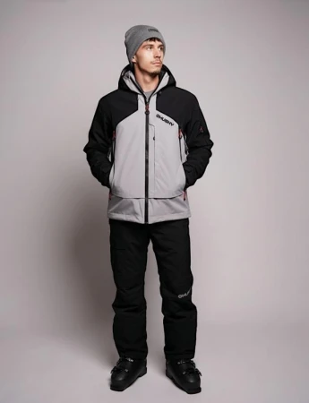 Husky Geilo M grey/black pánská lyžařská bunda