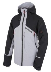 Husky Geilo M grey/black pánská lyžařská bunda