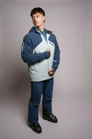 Husky Geilo M mint/blue pánská lyžařská bunda