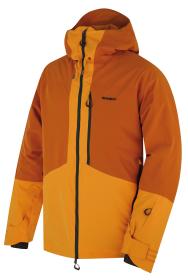 Husky Gomez M mustard/yellow pánská lyžařská bunda + šátek Kilpi