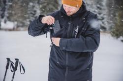 Husky Grut M faded green pánská lyžařská bunda