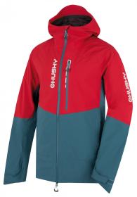 Husky Nicco M red/turquoise pánská lyžařská bunda Husky Nicco M red/turquoise pánská lyžařská bunda