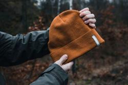 Husky Merhat 1 blue pánská merino čepice