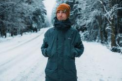 Husky Merhat 1 blue pánská merino čepice