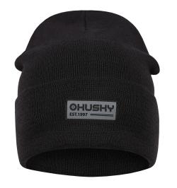 Husky Merhat 1 černá pánská merino čepice