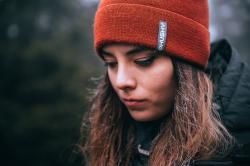 Husky Merhat 1 černá pánská merino čepice