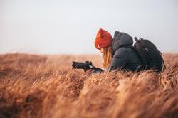 Husky Merhat 1 černá pánská merino čepice
