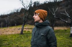 Husky Merhat 1 green pánská merino čepice