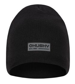 Husky Merhat 3 černá pánská merino čepice