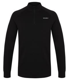 Husky Aron Zip M black pánská merino mikina