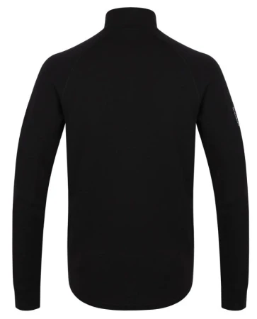 Husky Aron Zip M black pánská merino mikina