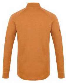 Husky Aron Zip M mustard pánská merino mikina