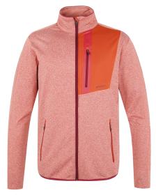 Husky Ane M dk. brick orange pánská mikina na zip