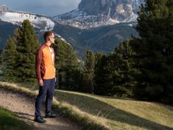 Husky Tarp zip M deep brick/orange pánská mikina na zip