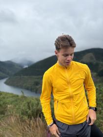 Husky Tarp zip M yellow pánská mikina