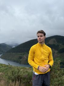 Husky Tarp zip M yellow pánská mikina