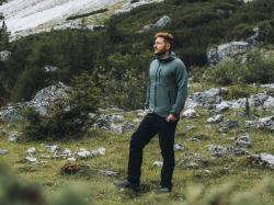 Husky Anara M black pánska mikina s kapucňou