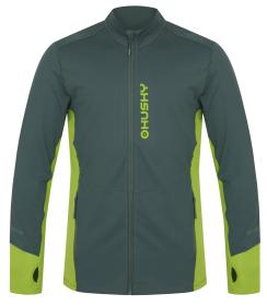 Husky Tame zip M green pánska mikina so zipsom