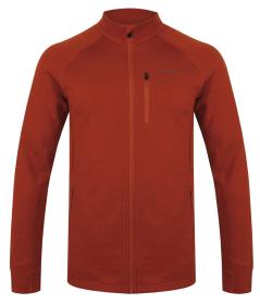 Husky Alou M brown pánska mikina z merino vlny