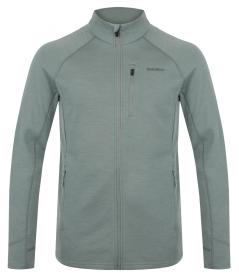 Husky Alou M faded green pánská mikina z merino vlny