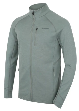 Husky Alou M faded green pánská mikina z merino vlny Husky Alou M faded green pánská mikina z merino vlny