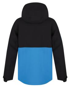 Husky Nabbi M black/neon blue pánská outdoor bunda + šátek Kilpi